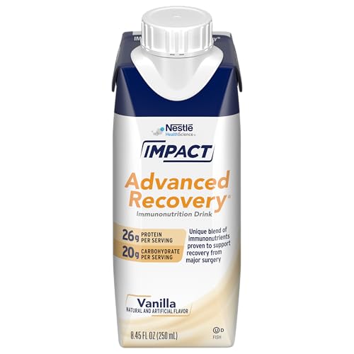 IMPACT Advanced Recovery Drink, Pre & Post Surgery Nutritional Drink, Surgery Recovery and Immune Support (280 Calories, 26g Protein), Vanilla