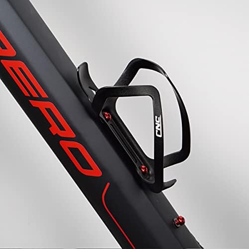 CNC Bike Water Bottle Holder，2-Pack Bike Bottle Cage for MTB Road Bike，Black