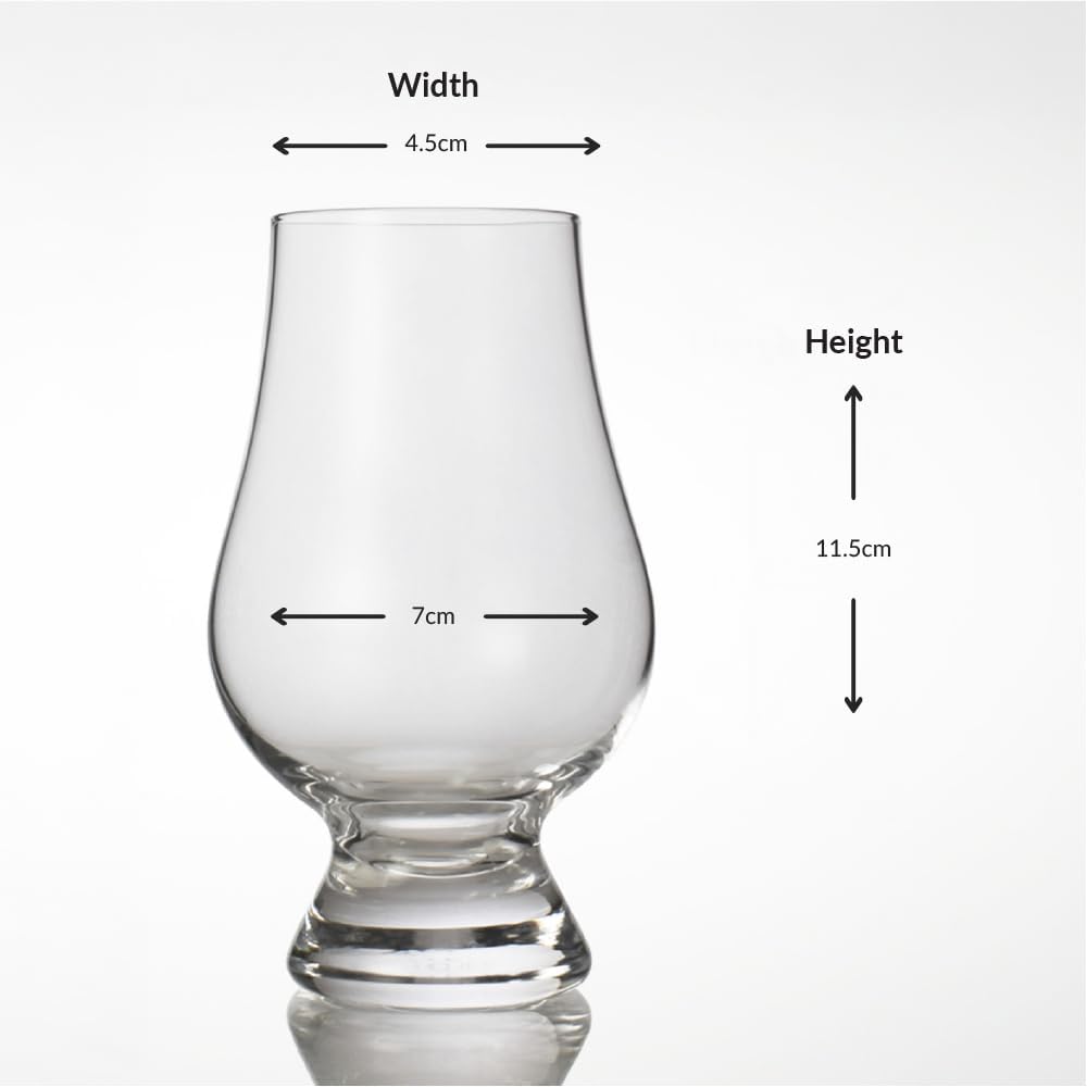 GLENCAIRN Whiskey Glass, Set of 4 in 4 Pack Gift Carton