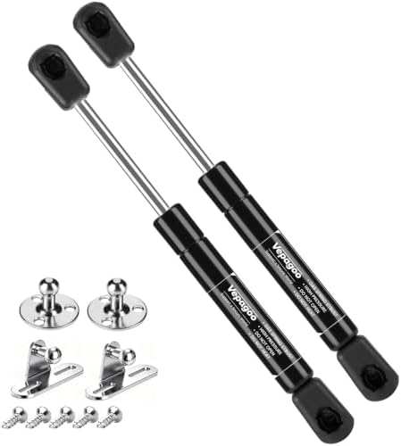Vepagoo ML99-45 10 inch 45 lb Gas Struts for Truck Tool Box Lid, 2Pcs