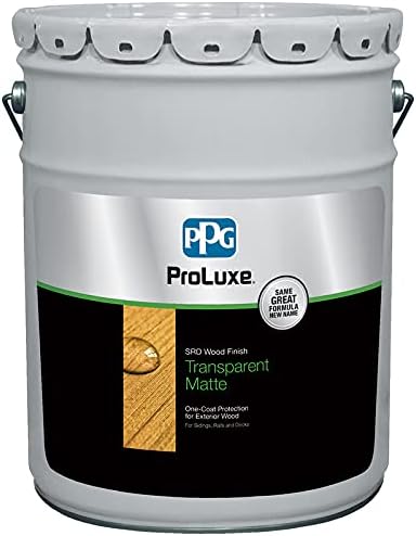 5 Gal ProLuxe SIK240-077 Cedar SRD NL One-Coat Protection for Exterior Wood, Transparent Matte