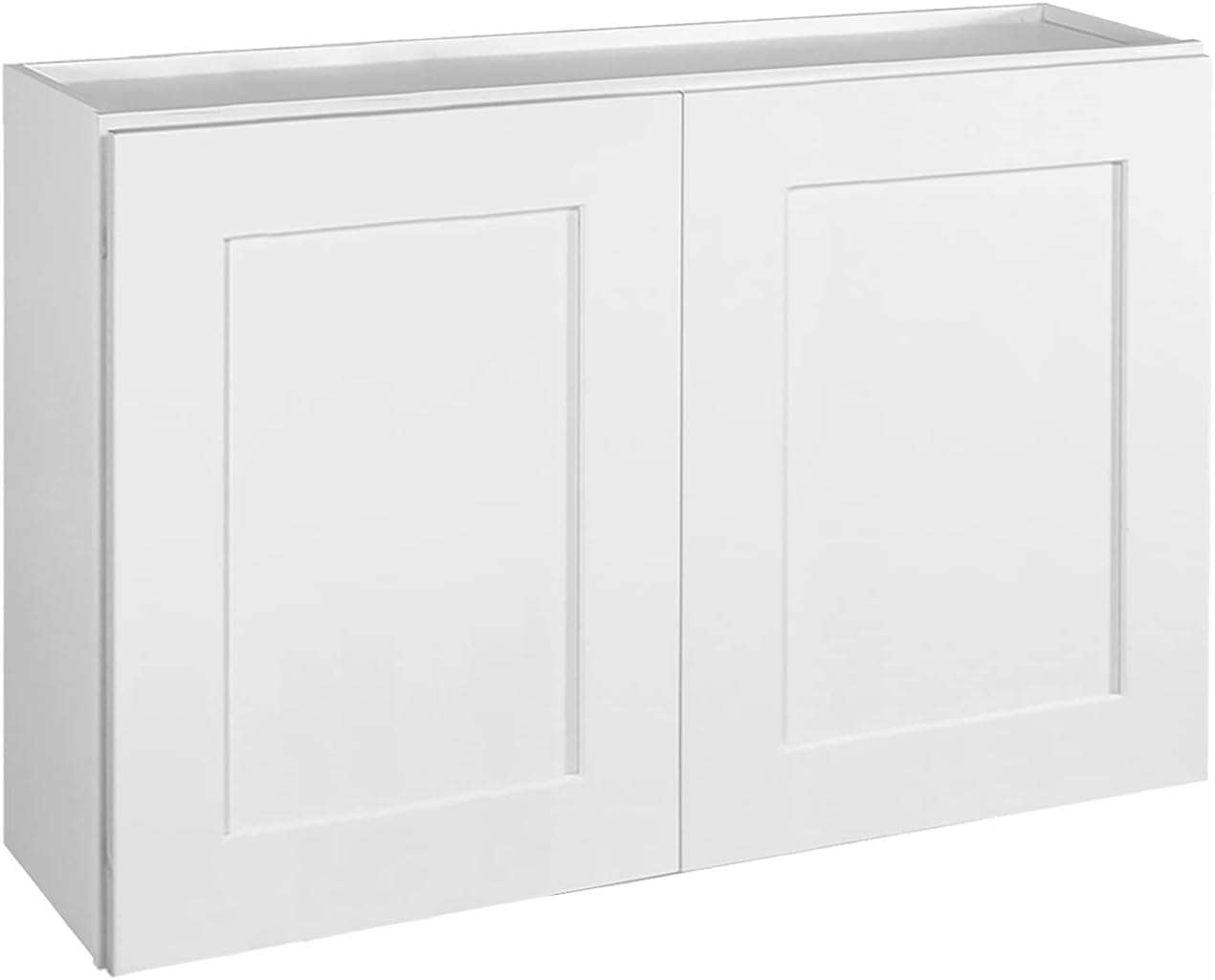 Design House Brookings Kitchen Wall Cabinet, 24", White | Adjustable Shelves, Adjustable Hinges, Wall Mount, Contemporary/Modern, Wood, Kitchen, 561571