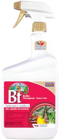 Bonide Captain Jack's Bacillus Thuringiensis BT, 32 oz | Ready-to-Use Spray, Worm & Caterpillar Control, For Organic Gardening