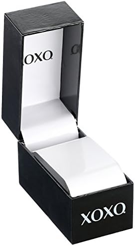 XOXO Women’s Gold-Tone Analog Quartz Watch – Polished Bracelet Style with Roman Numeral Dial and Decorative Subdials – Includes Gift Box –