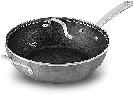 Calphalon 1943876 Classic Nonstick Sauce Pan with Cover, 2.5 quart, Grey