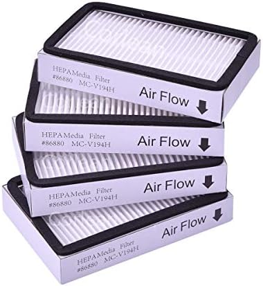 4-Pack - Kenmore EF-2 86880 Exhaust Vacuum HEPA Filters. Compare to Replace Sears Kenmore Part # 20-86880 (86880), 40320, EF2