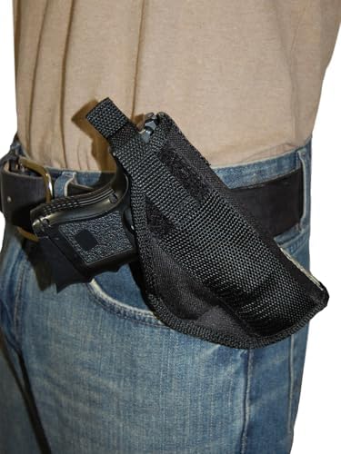 Barsony New Cross Draw Holster for Compact Sub-Compact 9mm .40 .45 Pistols