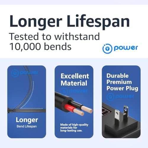 T POWER Charger for Mangroomer Lithium Max Back Shaver & Ultimate PRO Back Shaver with 2 Shock Absorber Flex Heads, Power Hinge