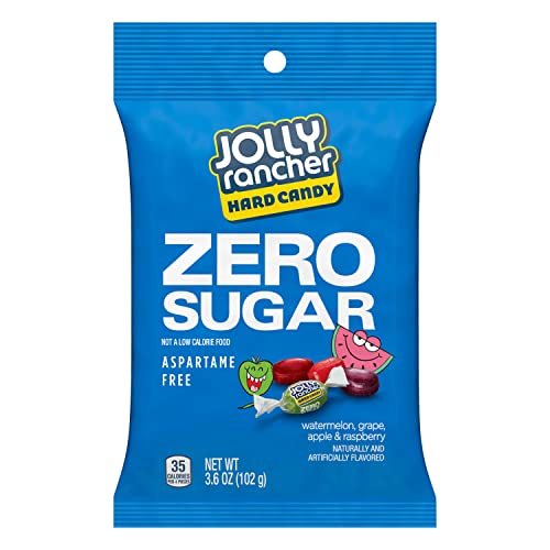 JOLLY RANCHER Zero Sugar Assorted Fruit Hard Candy Bulk Bag, 6.1 oz