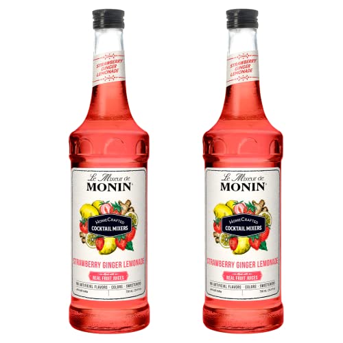 Monin - HomeCrafted Dragon Fruit Cosmo Cocktail Mix, Ready-to-Use Drink Mixer, Strawberry & Pear Blend, Made with Natural Flavors & Real Fruit Juice
