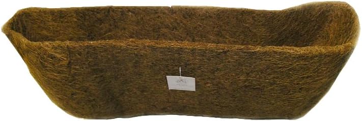 Molded Coco Fiber Liner - 72 Inch Window Hayrack Planter -Comes as a Pair of 36 Inch