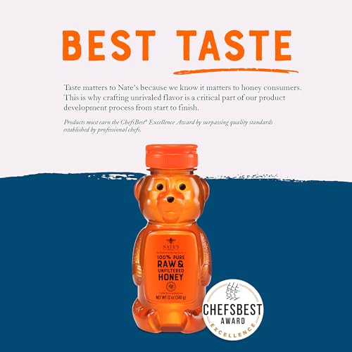 Nate's Honey - 12oz. Honey Bear Bottle