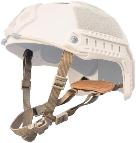 ATAIRSOFT 4 Points Helmet Accessory Retention System Chin Strap with Bolts and Screws for Fast Tactical Airsoft MICH IBH Helmet
