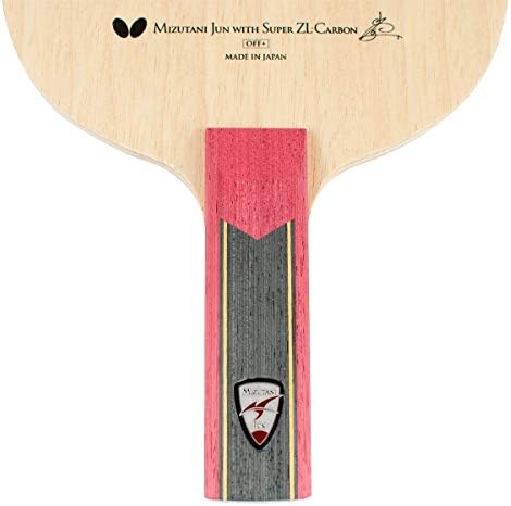 Butterfly Mizutani Jun Super ZLC Blade - Professional Butterfly Table Tennis Blade - ZL Carbon Fiber Blade - Available in AN, FL, and ST handle styles - Made in Japan