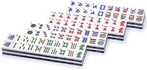 Yellow Mountain Imports Set of 166 American Mahjong Tiles, Koi (Tiles Only Set)