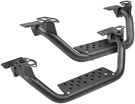 Go Rhino Dominator Xtreme D6 4" Drop Steps | Mild Steel, Textured Black | D6410000T | Fits Go Rhino Dominator Xtreme D6 SideSteps