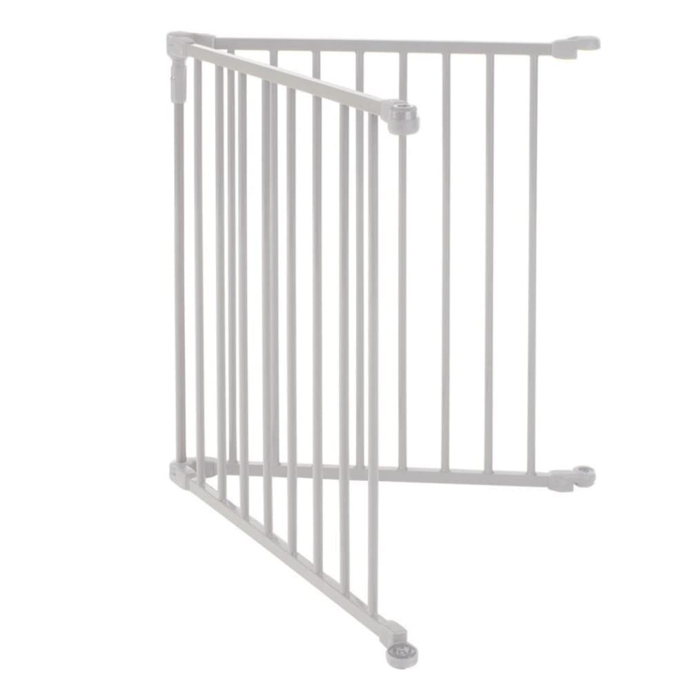 Toddleroo by North States - 3 In 1 Metal Superyard Baby Play Yard: 6 Panel Playpen, Safety Gate, or Extra Wide Baby Fence - Encloses Up to 10 Square Feet - 30 Inches Tall - Taupe