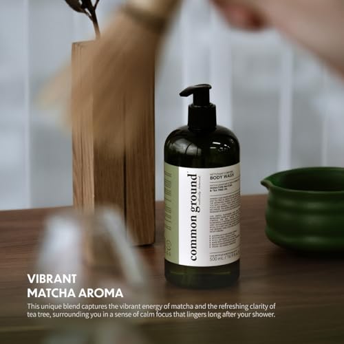 COMMON GROUND Natural Body Wash - Paraben & Cruelty Free, Vegan, Plant-Based, Botanical Freesia Scent & Avocado Oil Extracts - All Skin Types
