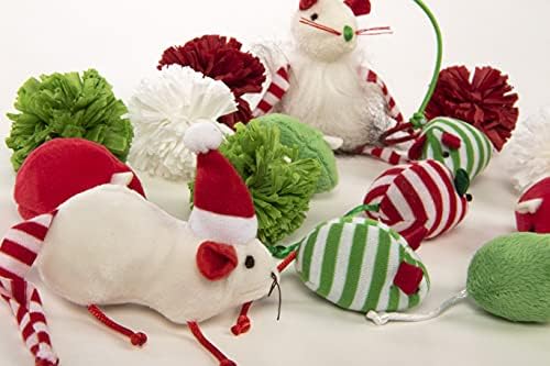 SmartyKat (16 Set Bundle) Birthday Bash Variety Pack Catnip Cat Toys - Multi Color, Set of 16