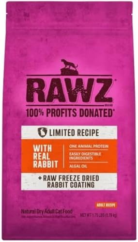 Rawz Dehydrated Chicken, Turkey & Chicken Recipe Natural Meal Free Dry Cat Food (3.5 Pound (Pack of 1), Chicken & Turkey)