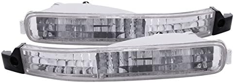 ANZO USA 511007 Clear Lens Front Bumper/Turn Signal Light Set