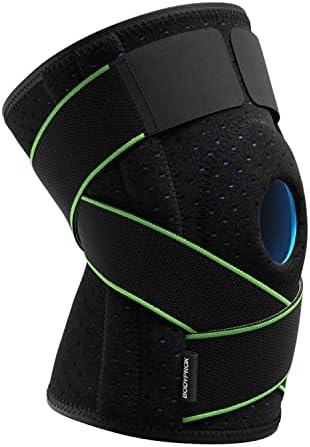 Bodyprox Knee Brace with Side Stabilizers & Patella Gel Pad Support | Knee brace for women, knee brace for men; helps support knee pain and steady daily movement.