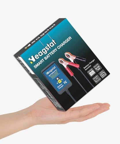 Heagstat HEAG020 Trickle Battery Charger, 12V 2000mA Battery Maintainer