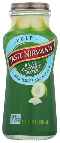 Taste Nirvana Young Coconut Juice With Pulp, 9.5 FZ