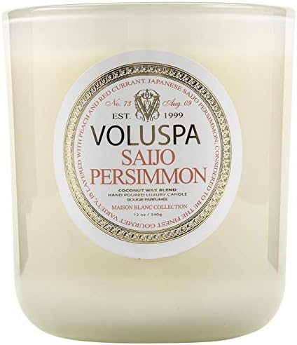 Voluspa Saijo Persimmon Classic Maison Candle, 100 hour 12 oz