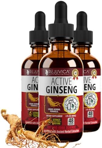 Active Ginseng - Korean Red Panax Ginseng - Natural Ginsenosides & GMO-Free