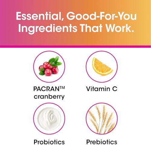 vH essentials Probiotics for Women with Prebiotics and Cranberry, 60 Ct | Feminine Health Dietary Supplement, Probiotics Support Gut Balance, Urinary Tract Health for Women, 30 Day Supply