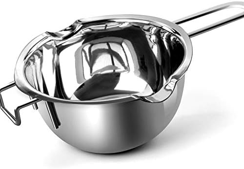 1000ML Double Boiler Pot Set Stainless Steel Melting Pot For Chocolate, Candle and Candy Making (34oz)