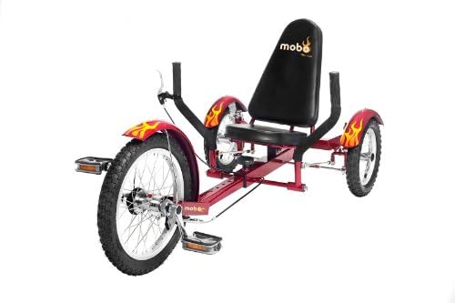 Mobo Triton Pedal Go Kart Trike. Kids 3-Wheel Bike. Youth Cruiser Tricycle