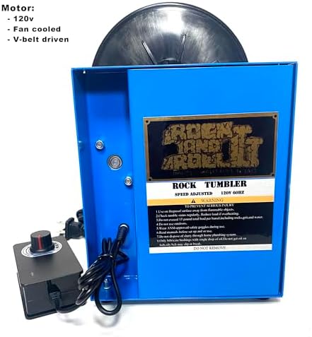 15 lb Rock Tumbler Machine Rock Polisher Kit