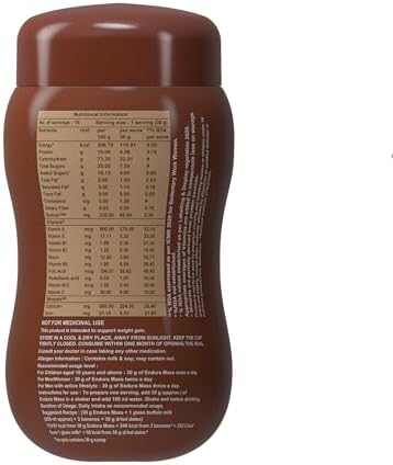Endura Mass Weight Gainer 500gms- Chocolate Flavour