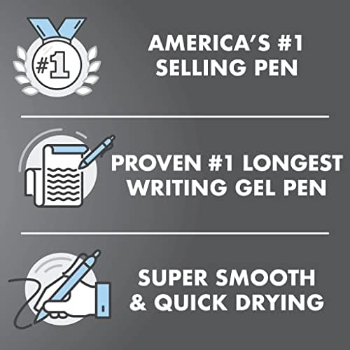 PILOT G2 Pens, 0.7mm, Black Ink, 12-Pack