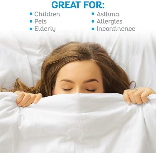 Sures Waterproof Mattress Protector - California King Size Bedsheet | Fitted Machine Washable Bed Sheet - Vinyl Free Bedwetting Cover Pad - for Kids, Adult, Elderly