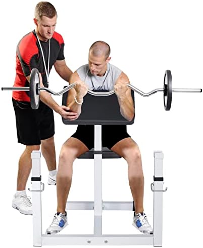ANT MARCH Preacher Curl Weight Bench, Strength Training Max load 450LBS