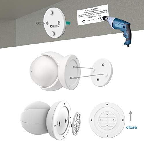 HONWELL Battery Operated Motion Sensor Light Outdoor Wireless Waterproof Spotlight Motion Detector Security Light