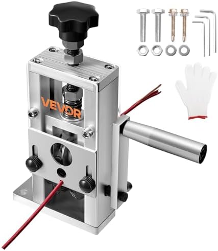 VEVOR Wire Stripping Machine 0.06-1.5 inch, 11 Channels 10 Blades