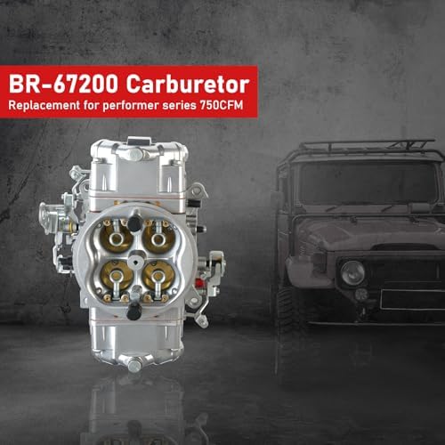 BR-67200 750 CFM 4 Barrel Carburetor for Brawler Race Series – Mechanical Secondary, 4150 Square Bore, No Choke