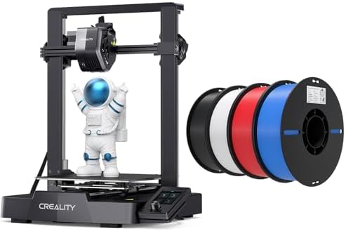 Creality Ender 3 V3 SE 3D Printer Bundle with PLA Filament 4 Packs（Black+White+Red+Blue）