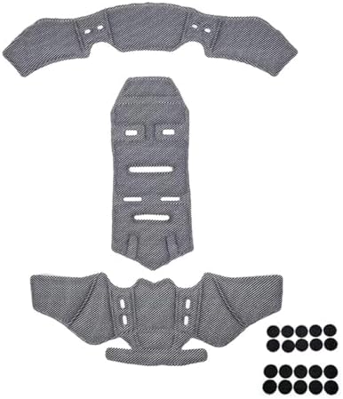 Motorcycle Helmet Liner for HJC CS-R3 2010-2014, Removable & Breathable Helmet Protection Liner Pad, Washable Interior Padding Replacement, Easy Installation,A Gray