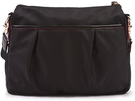 Nylon Crossbody Bag - Premium Lightweight Top-Zip Handbag