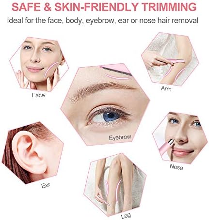 TOUCHBeauty Hair Trimmer for Face Eyebrow Nose Ear Body Hair Trimming