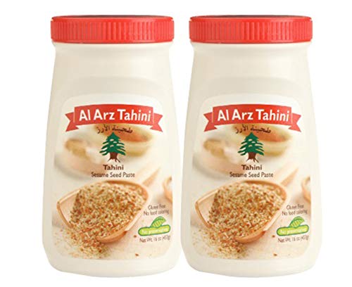 Al Arz Tahini Sesame seed paste, 2 Pack (16 Oz Each)