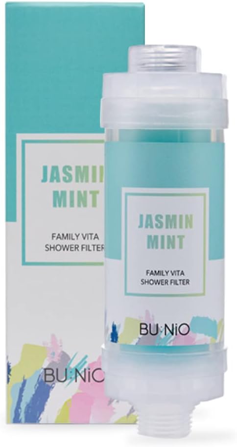 [BU:NIO] Family Vitamin C Shower Filter 5.29Oz - Aroma Scented Shower Head Filter, Hard Water Softener, Chlorine & Rust Remover, Water Purifying