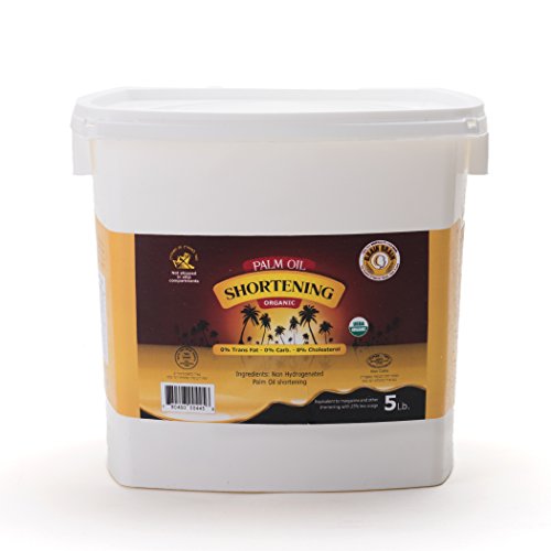 Grain Brain Organic Palm Shortening (24 oz) Pure and Natural, Sustainable Certified,Non-Hydrogenated