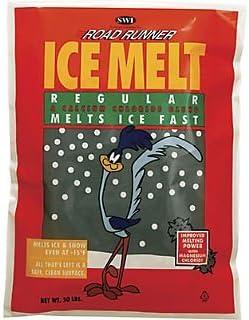 Road Runner Ice Melt,50lb. Bag,Calcium, Magnesium, Potassium, Sodium Chlorides