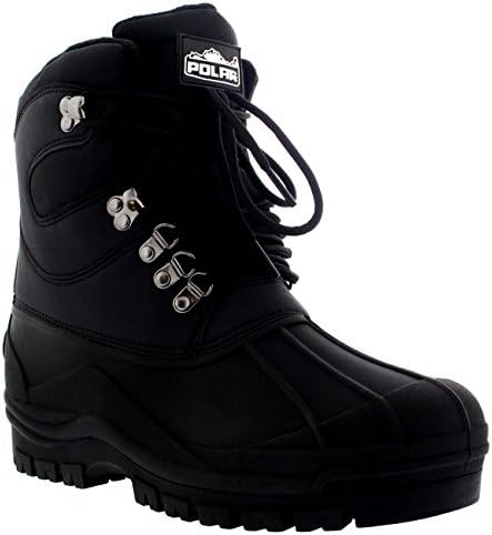 POLAR Mens Snow Waterproof Duck Hiking Bean Hiker Walking Short Ankle Boots